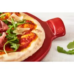 Emile Henry Made in France 14.5-Inch Flame Top Pizza Stone