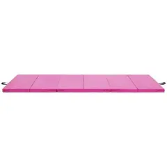 Ainfox 6-Fold Exercise Mat, Portable Gym Mat-Pink