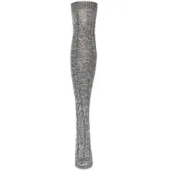 Memoi Braid Trails Cotton Blend Over The Knee Socks