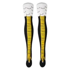 Funny Chicken Leg - Over the Knee Socks - (Women's Sizes, Adult Medium)
