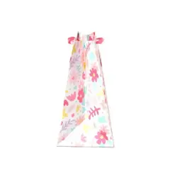 Square Floral Gift Bag with Glitter - Spritz&trade;: Multicolor Botanical Birthday Medium Gift Bag