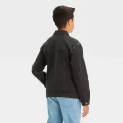 Boys' Denim Trucker Jacket - art class&trade; Black