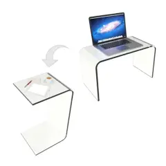 Multipurpose Acrylic Lap Desk Clear - Hastings Home