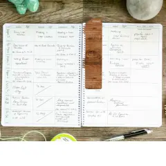 Elan Publishing Company W101FT - 22 Fashion Teacher Planner Set - WOODGRAIN