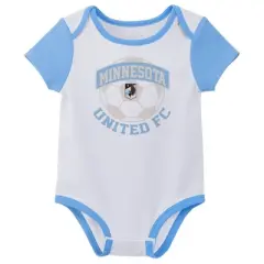 MLS Minnesota United FC Infant Boys' Infant Boys' 3pk Bodysuit