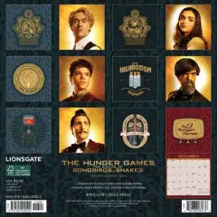 Willow Creek Press 2024 Wall Calendar 12"x12" Hunger Games: Ballad of Songbirds and Snakes