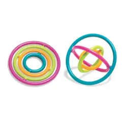 The Pencil Grip Gyrobi, Plastic Ring Fidget Toy, Pack of 6