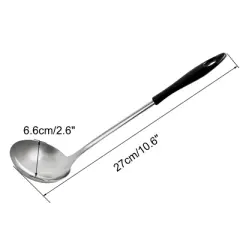 Unique Bargains Restaurant Kitchen Plastic Handle Tableware Soup Ladle Spoon 1 Pc