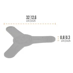 Petromax Silicone Trivet for Camp Dutch Ovens and Pans, Cold and Heat Resistant Non-Slip Base Protection with Lid Grooves, 12.6 inch diameter, Black