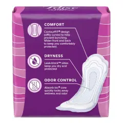 Poise Postpartum Incontinence Feminine Pads for Women - Maximum Absorbency