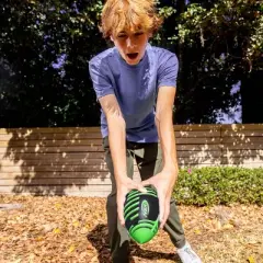 NERF Weather Blitz Football - Black: Foam Fill, EVA Shell, Age 3+