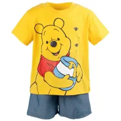 Disney Winnie the Pooh Graphic T-Shirt and Shorts Outfit Set Toddler
