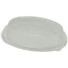 Sabert Lid for 27 oz Oval Burrito Bowl Recyclable Plastic - Pack of 150