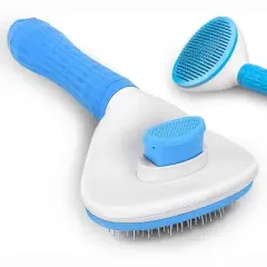 BABYYER Dog & Cat Brush, Skin-Friendly Upgraded Dog Brush for Shedding, Massaging, and Grooming &ndash; Perfect for Long & Short Coats