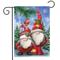 Briarwood Lane Winter Garden Flag 18x12.5 For Outdoor Winter Gnomes Christmas Garden Flag Flag For Christmas Garden Flag Flags For Outside