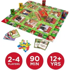 Aquarius Puzzles Elf Card Scramble Board Game