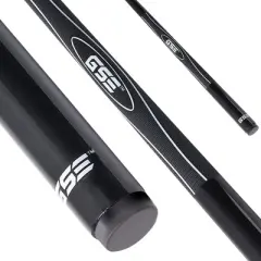 GSE Set of 4 Fiberglass Graphite Composite Billiard Pool Cue Sticks, 58" 2-Piece Pool Cues for Bar/House Use