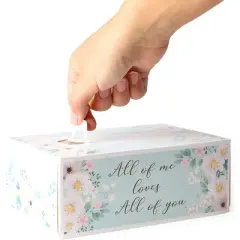 Sparkle and Bash 8 Pack Wedding Facial Tissue Box Set, 3-Ply, 100 Sheets/Box, 800 Sheets Total