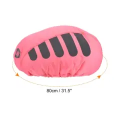 Unique Bargains Waterproof Breathable Reflective Cycling Bicycle Helmet Cover
