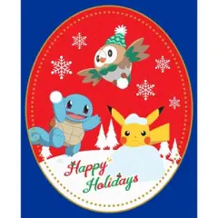 Men's Pokemon Christmas Happy Holidays Patch Sweatshirt