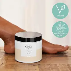 CND Pro Skincare Mineral Bath For Feet (Vegan) | CND Pro Skincare products will help soften and improve the feel of skin. - (18 oz)