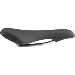 MSW Youth Long Saddle - Black 135mm Width Comfortable, High-Density Foam