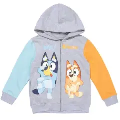 Bluey Bingo Bluey Fleece Zip Up Hoodie Toddler 