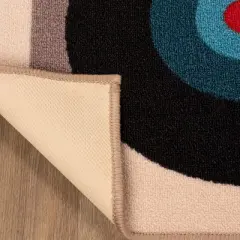 Country Trucking Non-Slip Kids Playroom Decor Washable Indoor Area Rug by Blue Nile Mills