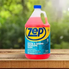 Zep House & Siding Pressure Wash Cleaner Concentrate &ndash; Removes Exterior Stains &ndash; 1 Gallon