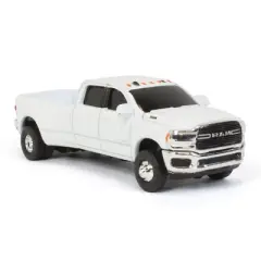 ERTL 1/64 Ram 3500 Die-cast Dually Pickup, White, Collect N Play by ERTL, 47169-2