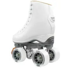 Crazy Skates Celebrity Art Roller Skates For Women And Girls - Classic High White Artistic Quad Skate