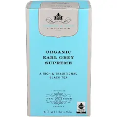 Harney & Sons Organic Earl Grey Supreme Black Tea - Case of 6 - 20 Bags