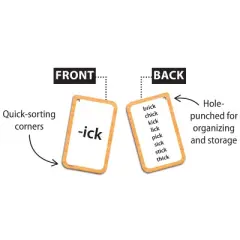 Edupress Word Families Flash Cards