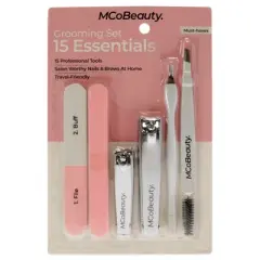 MCoBeauty Grooming Essentials Set - Grooming Kit - 15 pc