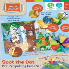 MasterPieces Kids Games - Hello, World! Spot the Dot Matching Game