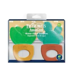 Dr. Brown's AquaCool Water-Filled Teethers - Houseplant - 2pk