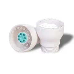 Magic Pool Fountain Water Powered Replacement Swimming Pool Fountain Accessory with Solid Green LED Light Bulbs for In and Above Ground Pool (2 Pack)