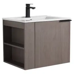 Fine Fixtures Elmridge Modern Bathroom Vanity with White Ceramic Sink