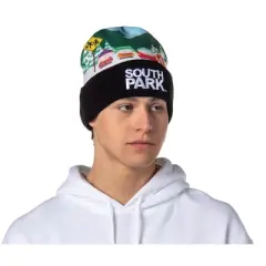 South Park Beanie Cartman Kenny Stan Kyle Sublimated Knit Beanie Hat Cap Multicoloured