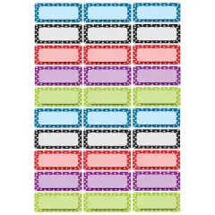 Ashley Productions Die-Cut Magnetic Foam Color Dots Labels/Nameplates, 30 Per Pack, 3 Packs