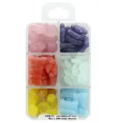 John Bead Recipe Box Mixed Glass Beads After Dinner Mint, 110g