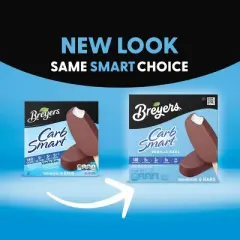 Breyers Carb Smart Chocolate Coated Vanilla Bars Frozen Dairy Dessert - 6pk/18floz