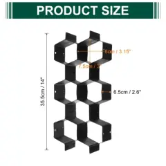 Unique Bargains Adjustable DIY Space Saving Drawer Desk Organizers 4 Pcs