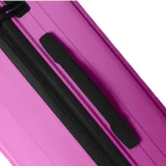 INFURNIC Bag And Luggage Sets Lightweight Hard Shell Suitcase Set 3 Piece Luggage with Rolling Wheels, Family-Friendly, Pink, 20.08"*11.81"*30.12"