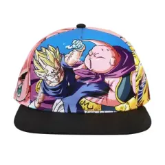 Dragon Ball Z Majin Buu & Goku Sublimation Panel Baseball Cap