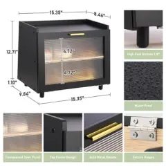 Double Layer Large Bread Box for Kitchen Counter, Large Capacity Bread Storage Container