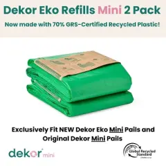 Diaper Dekor Eko Mini Diaper Pail Refill - 2pk