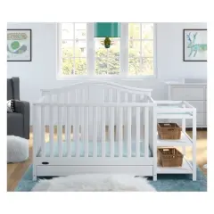 Graco Solano 5-in-1 Convertible Crib and Changer with Drawer