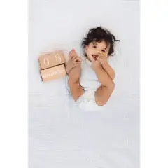 Pearhead Wooden Milestone Blocks Photo Prop