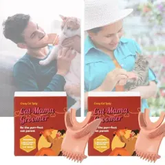 Maplefield Cat Tongue Brush for Playful Bonding - Cat Licker Tongue - Funny Gag Gifts for Cat Lovers - Cat Licking Brush (2 Pack)